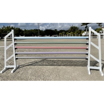 "Mafia" Horizontal Striped Poles